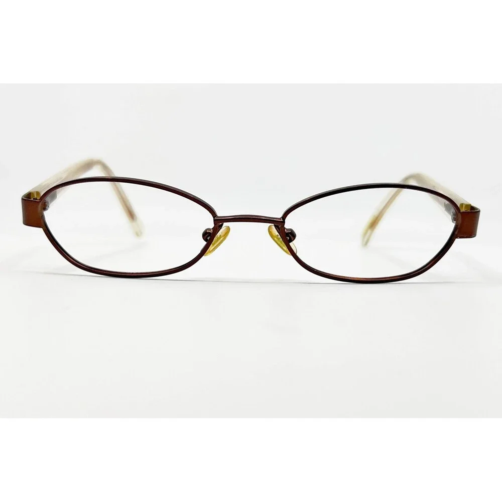 Ted Baker Eyeglasses Women Brown Buzzin B161 Oval Frame 48-17-135